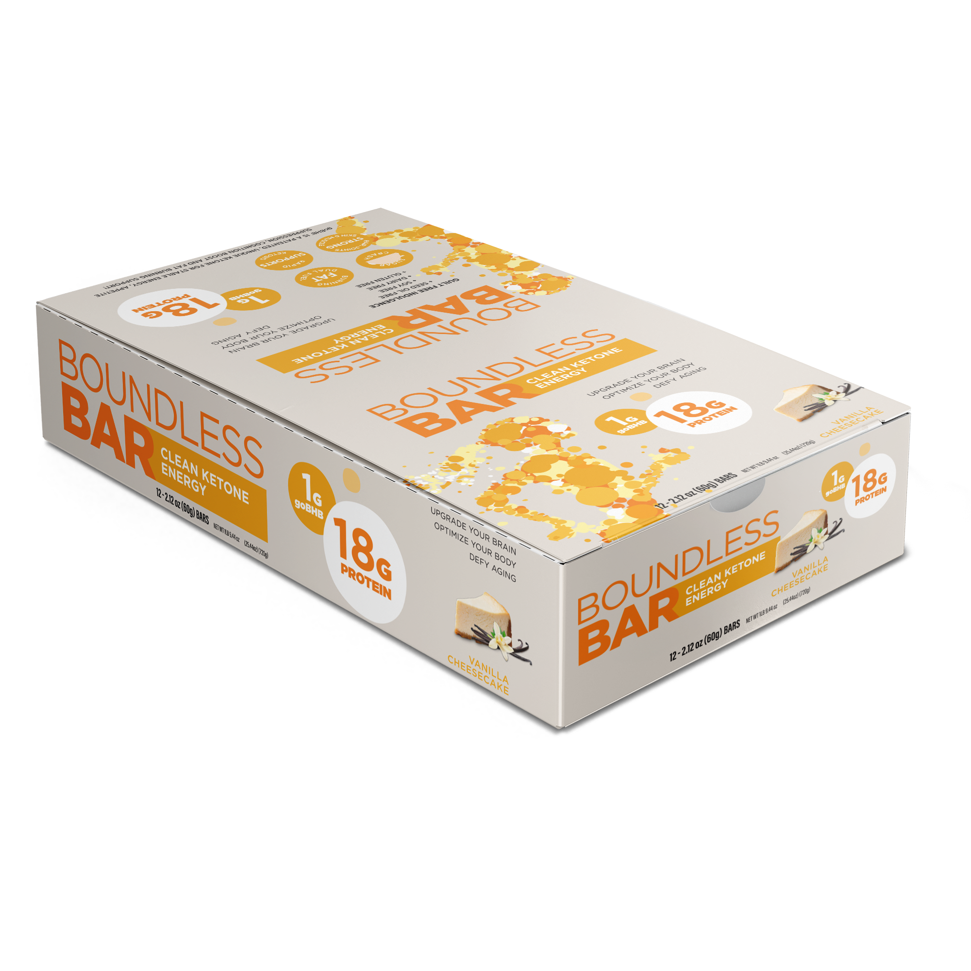 Boundless Bar - Vanilla Cheesecake - Box of 12