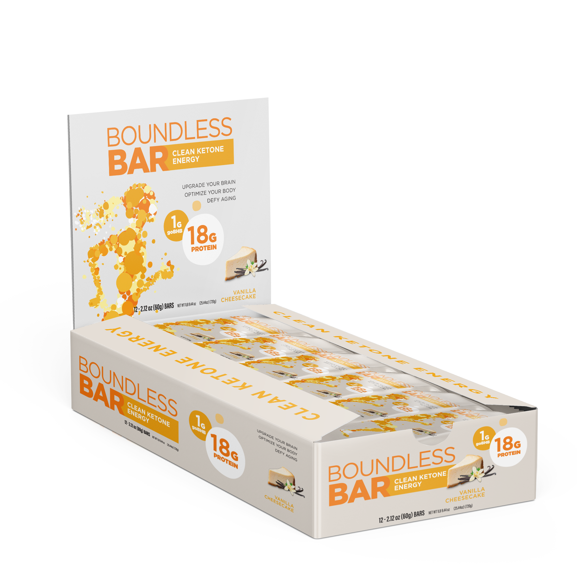 Boundless Bar - Vanilla Cheesecake - Box of 12