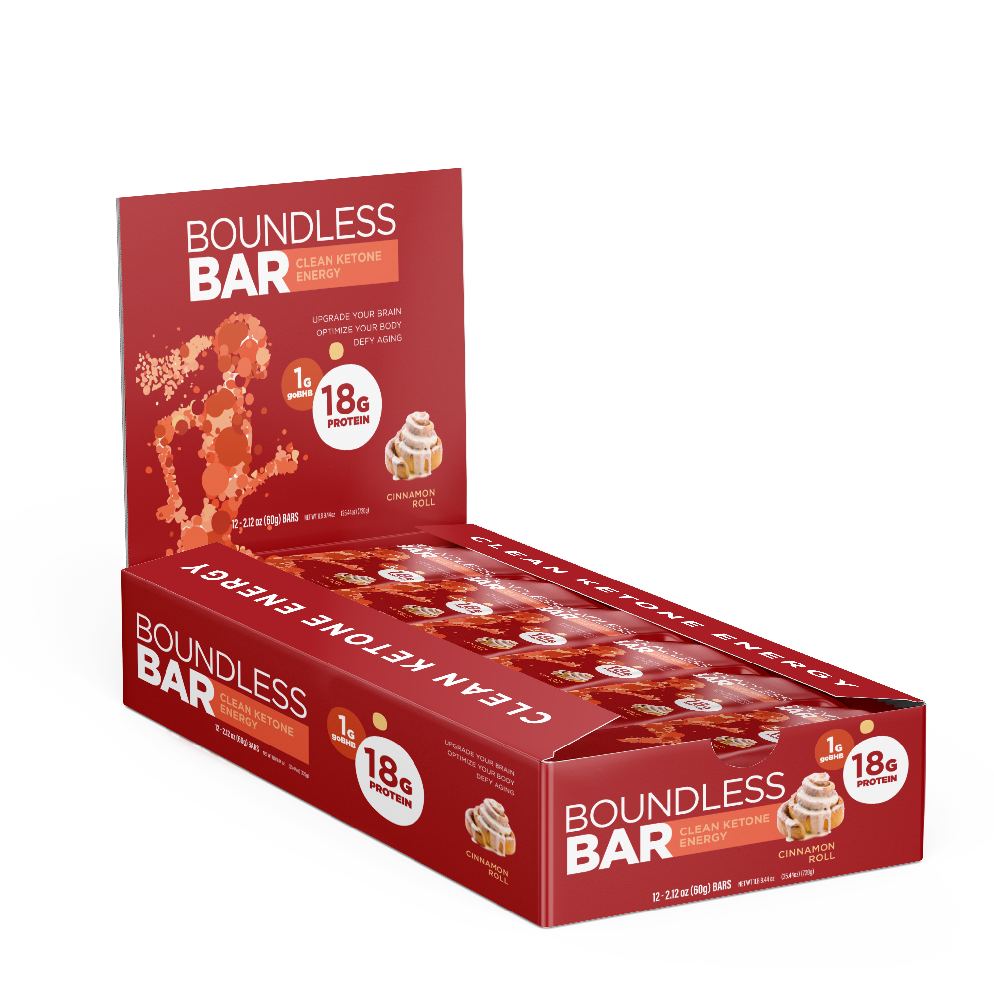 Boundless Bar - Cinnamon Roll - Box of 12